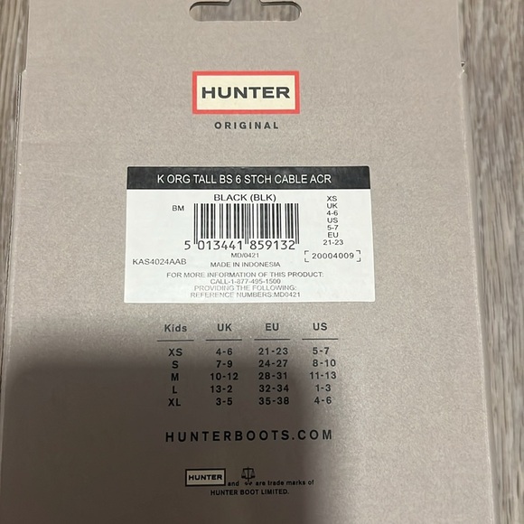 Hunter Tall Stitch Cable Boot Socks - Picture 2 of 4